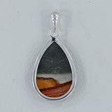 Polychrome Jasper Silver Pendant