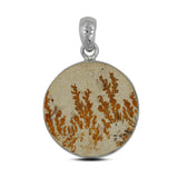 925  Sterling Silver Russian Dendritic Pendant