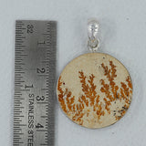 925  Sterling Silver Russian Dendritic Pendant