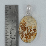 925  Sterling Silver Russian Dendritic Pendant