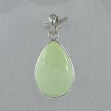 925 Silver Lemon Chrysoprase Pendant