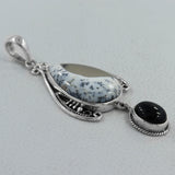 925 Sterling Silver Dendritic Opal Pendant