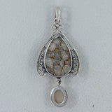 925 Sterling Silver Dendritic Opal Pendant