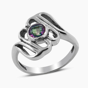 Mystic Quartz Silver Rings