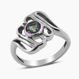 Mystic Quartz Silver Rings