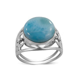 925 Starling Silver Dendritic opal Ring