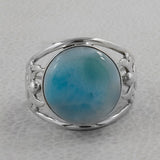 Larimar Silver Ring