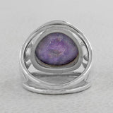 925 Starling Silver Dendritic opal Ring