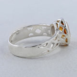 Citrine Silver Ring