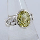 Citrine Silver Ring