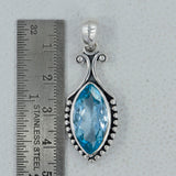 Larimar 925 Silver Pendant