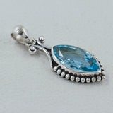 Larimar 925 Silver Pendant