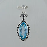 Larimar 925 Silver Pendant