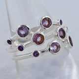 Amethyst Silver Ring