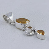 Citrine 925 Silver Pendant