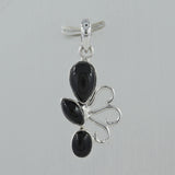 Black Onyx Silver Pendant