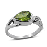 Peridot 925 Silver Ring