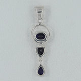 Iolite 925 Sterling Silver Pendant