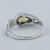 925 Starling Silver Peridot Ring