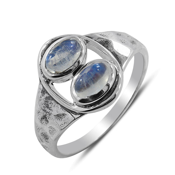 Multicolor Tourmaline Silver Rings