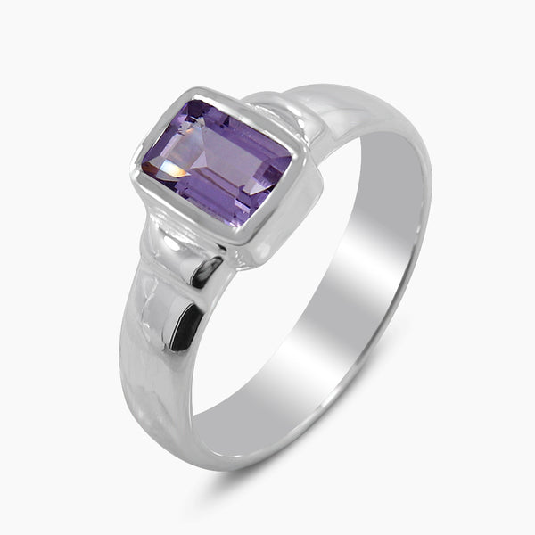 Amethyst Sterling Silver Rings