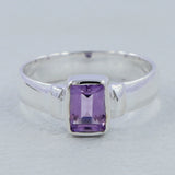 Amethyst Sterling Silver Ring