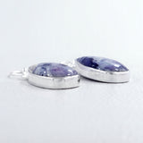 Morado Opal Silver Earrings