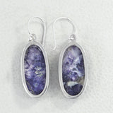 Morado Opal Silver Earrings