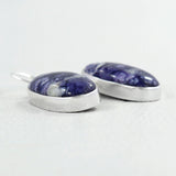 Morado Opal Silver Earrings