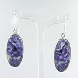 Morado Opal Silver Earrings