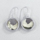 Rain Forest Jasper Silver Earrings