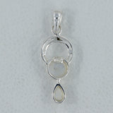 925 Sterling Silver Larimar Pendants