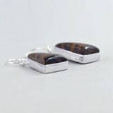 Rock of Ages - Stromatolite Silver Earrings