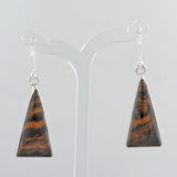 Rock of Ages - Stromatolite Silver Earrings