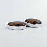 Rock of Ages - Stromatolite Silver Earrings