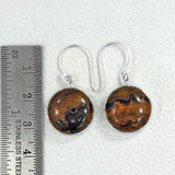 Rock of Ages - Stromatolite Silver Earrings