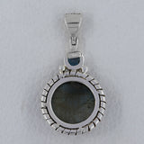 Labradorite Gemstone Silver Pendant