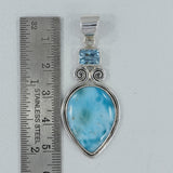 Larimar Sterling Silver Pendant