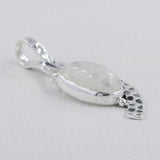 Rainbow Moonstone 925 Silver Pendant