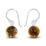 Citrine Silver Earrings