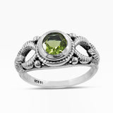 925 Silver Rainbow Moonstone Rings