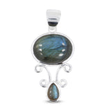 Labradorite 925 Silver Pendant