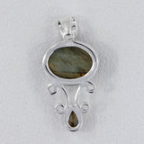 Labradorite 925 Silver Pendant