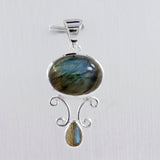 Labradorite 925 Silver Pendant