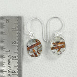 Raw Astrophyllite Handmade Earring 925 Sterling Silver