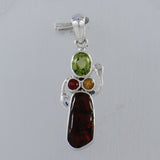 925 Sterling Silver Ammolite Pendant