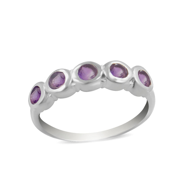 925 Sterling Silver Amethyst Rings