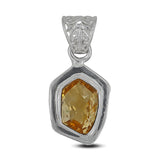 Citrine 925 Sterling Silver Pendant