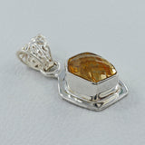 Citrine 925 Sterling Silver Pendant