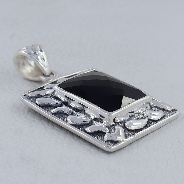 925 Sterling Silver Black Onyx Pendants